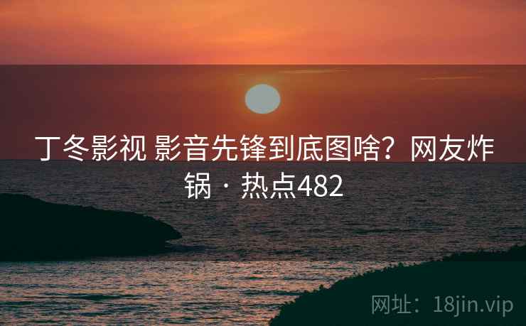 丁冬影视 影音先锋到底图啥?网友炸锅 · 热点482